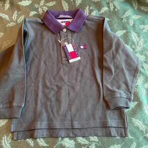 Tommy Hilfiger kids long sleeve collared shirt